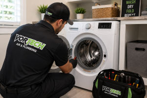 tech repairing appliance Appliance repair in. Temecula. Marietta and Menifee.