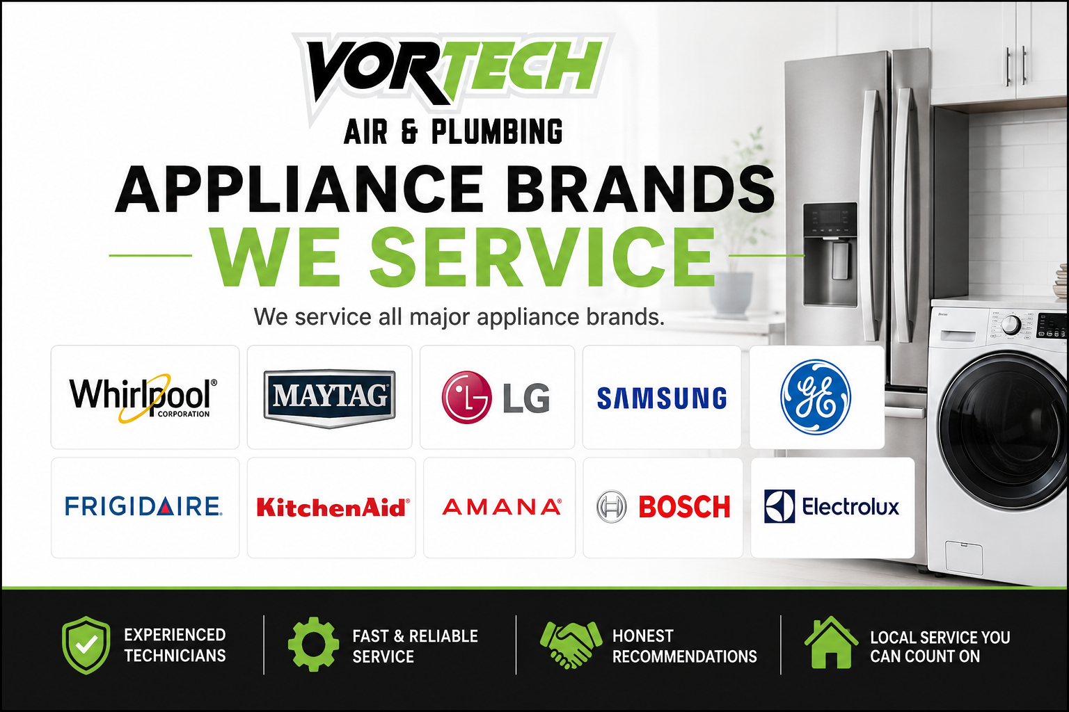 Brands we service.