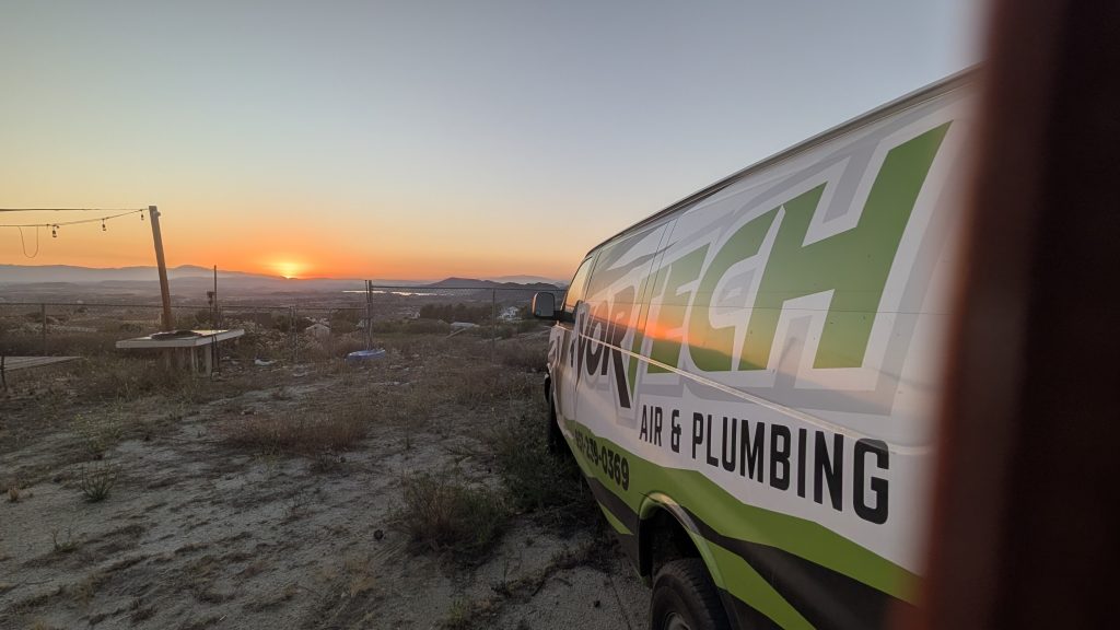 Plumbing truck Temecula.